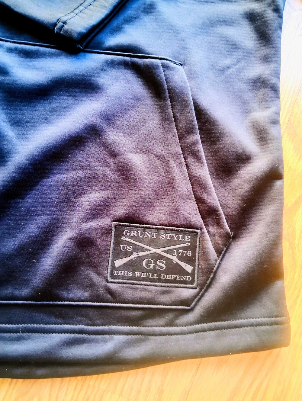 NWT Mens Grunt Style Brand Hoodie, Hooded Sweatshirt. Black. Sz XL, MSRP #59.95 - Picture 5 of 10